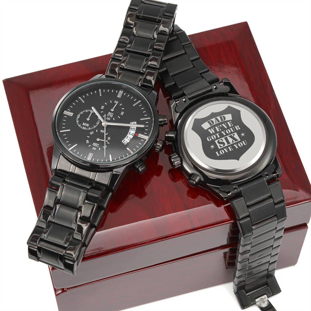 We've Got Your Six Men's Chronograph Watch