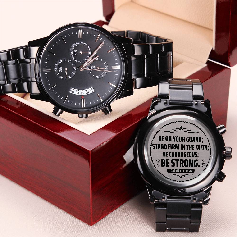Men's Watch, Be on Your Guard, 1 Corinthians 16:13 NIV