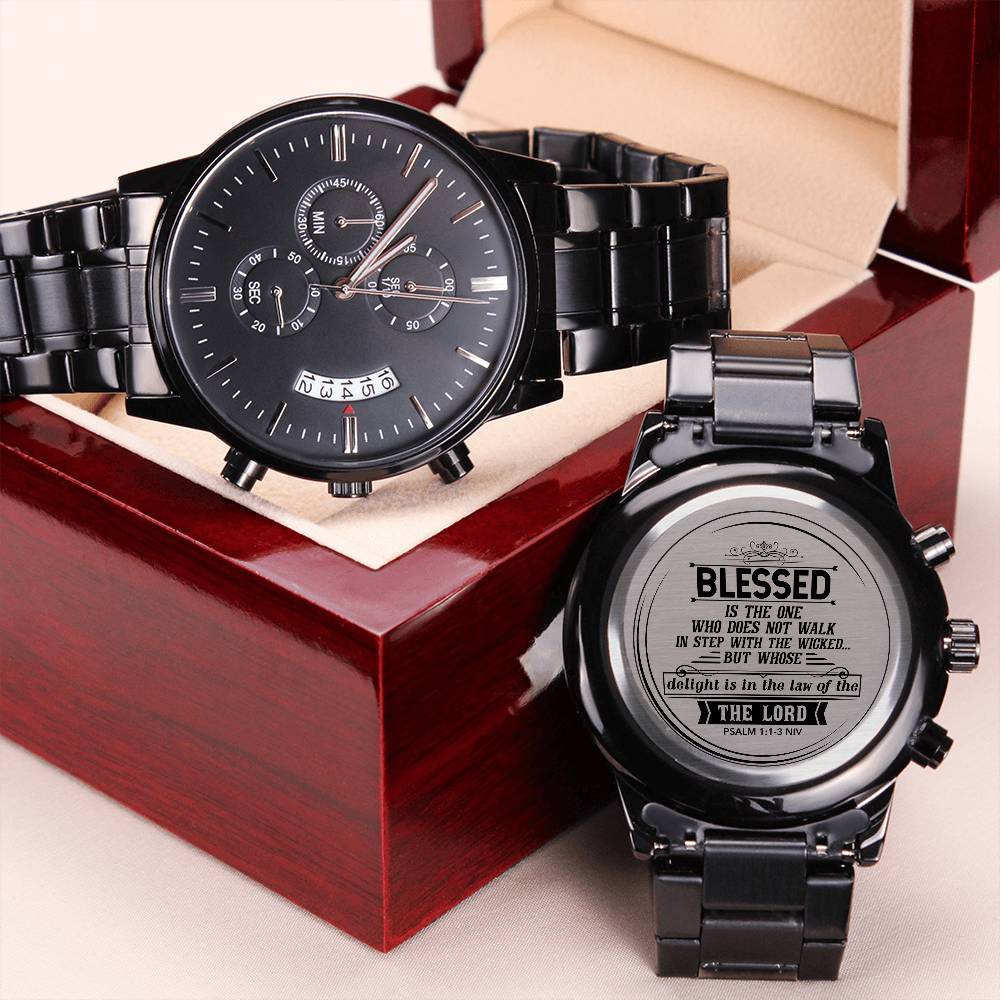 Men's Watch, Blessed is the One, Psalm 1:1-3 NIV