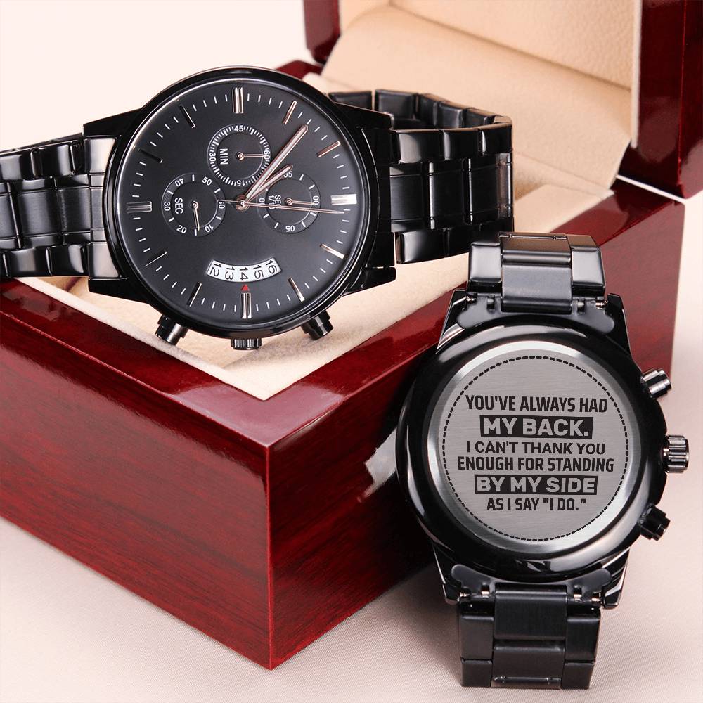 Groomsman, You've Always Had My Back, Men's Watch