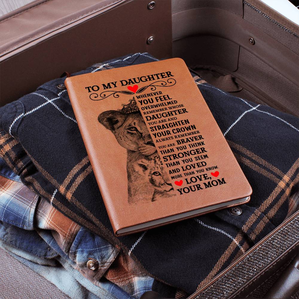 To My Daughter Lion Crown Journal