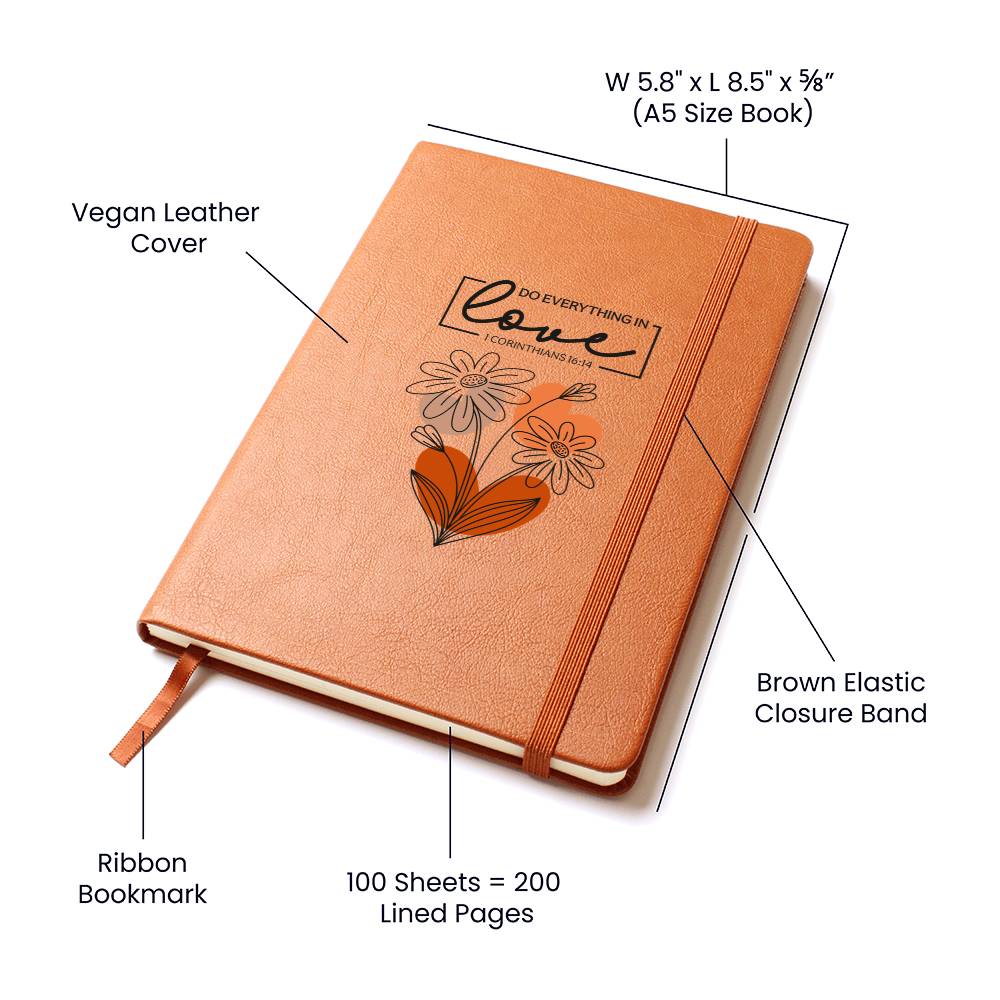 Floral Scripture Love Journal