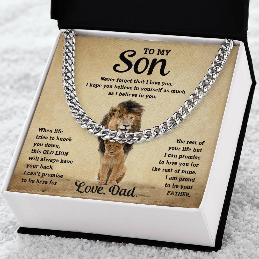 To My Son, Never Forget That I Love You
