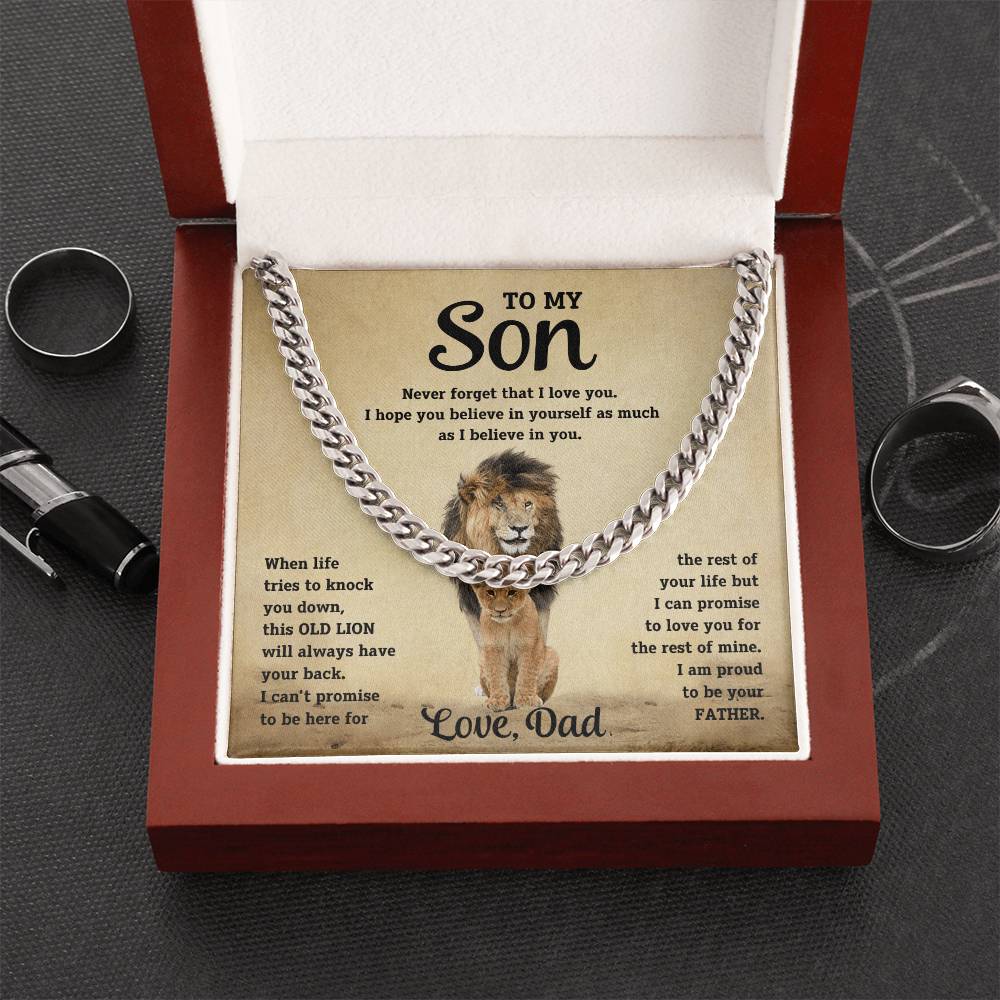To My Son, Never Forget That I Love You