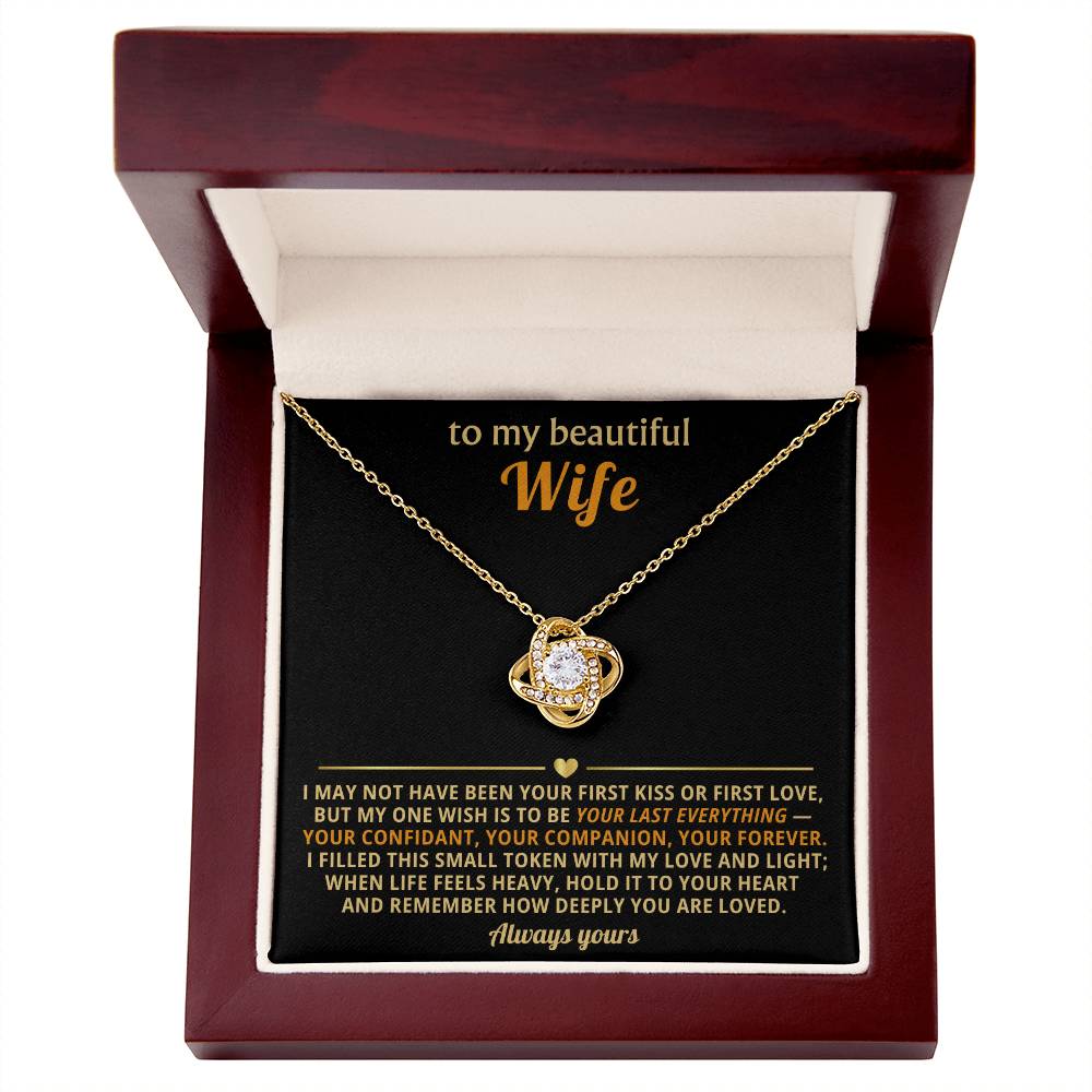 To my beautiful Wife,  I filled this small token with my love and light