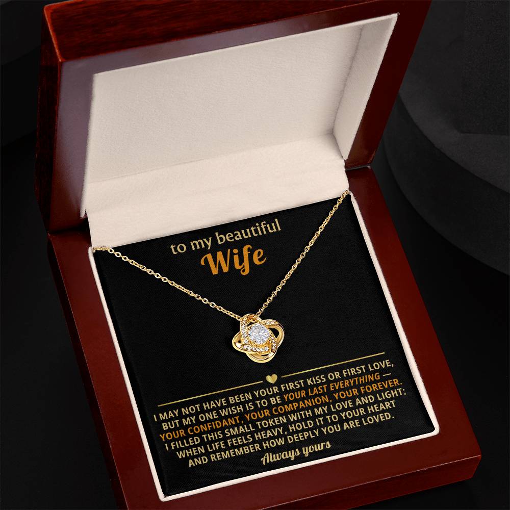To my beautiful Wife,  I filled this small token with my love and light