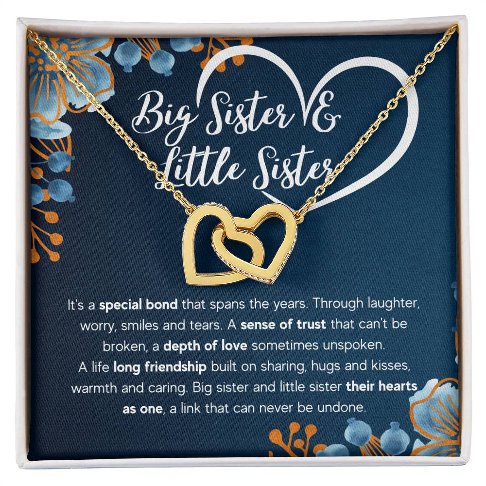 Meaningful Gift for Sister – Interlocking Bond Necklace Set