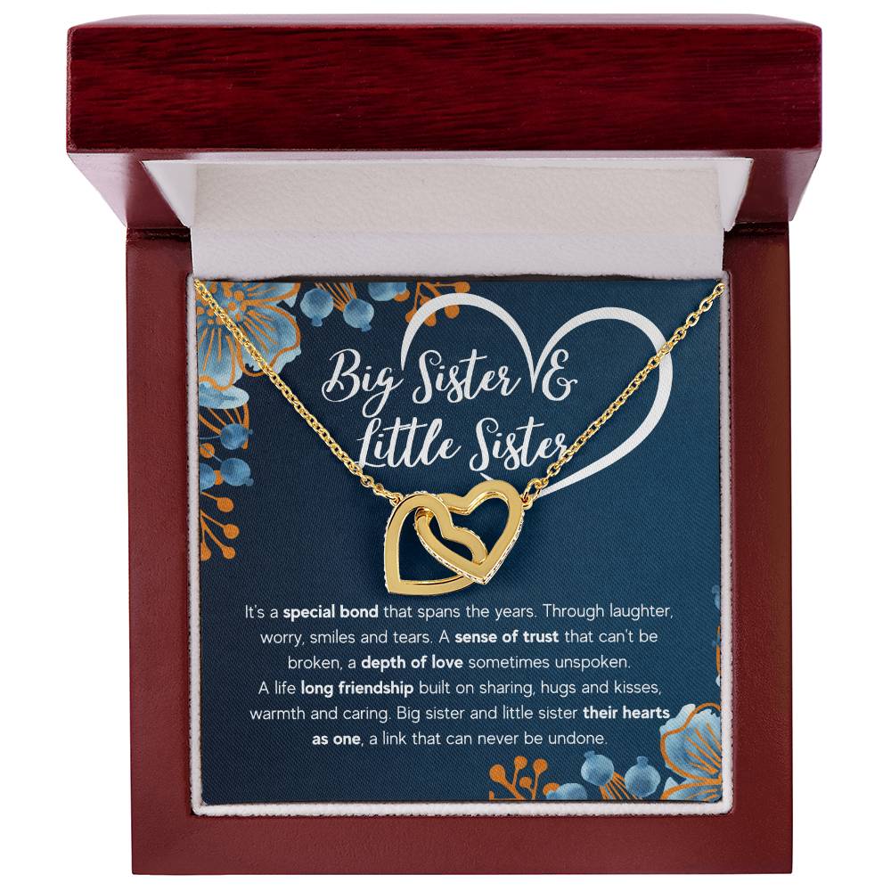 Meaningful Gift for Sister – Interlocking Bond Necklace Set