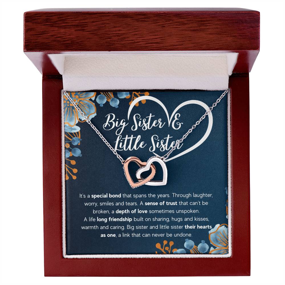 Meaningful Gift for Sister – Interlocking Bond Necklace Set