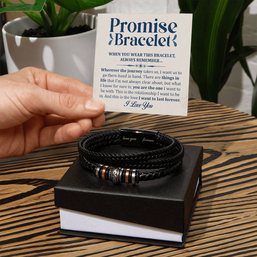 Love You Forever Promise Bracelet You Are The One