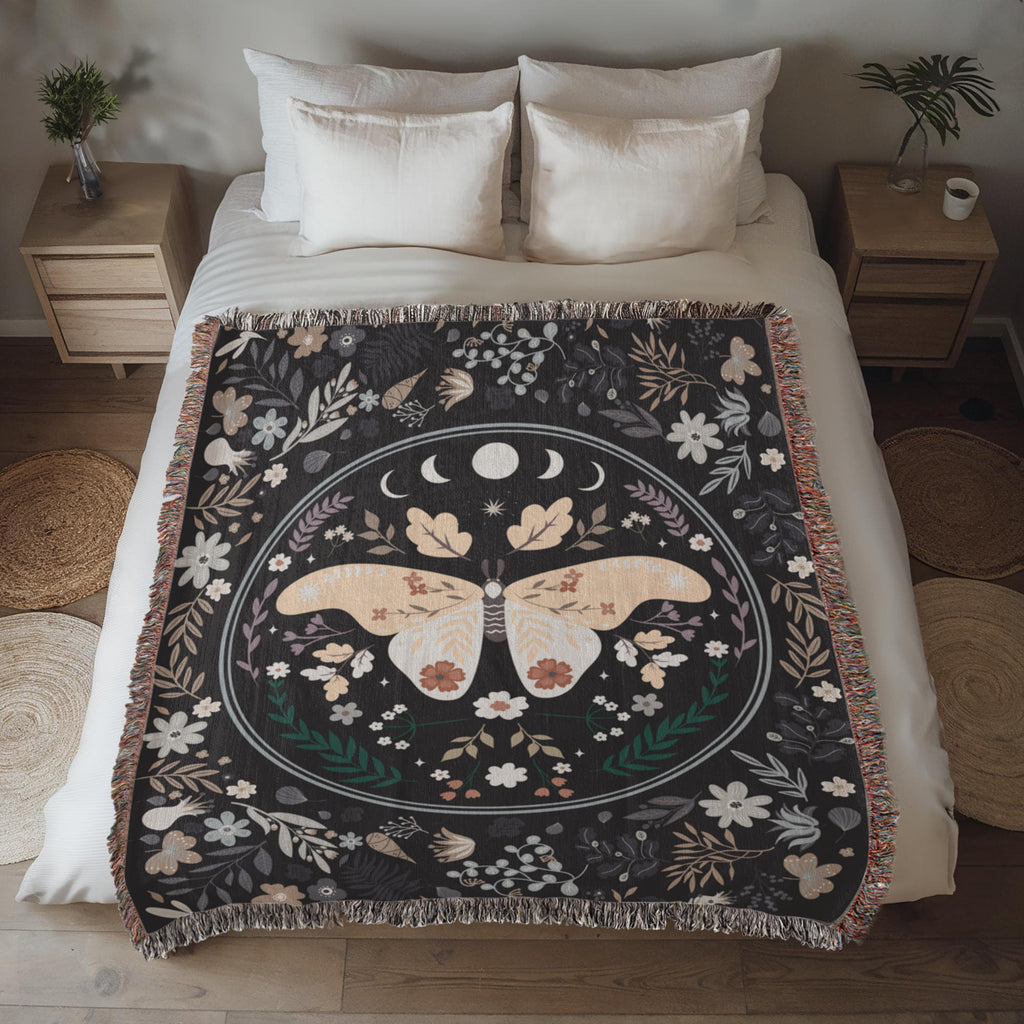 Bohemian Butterfly - Woven Blanket