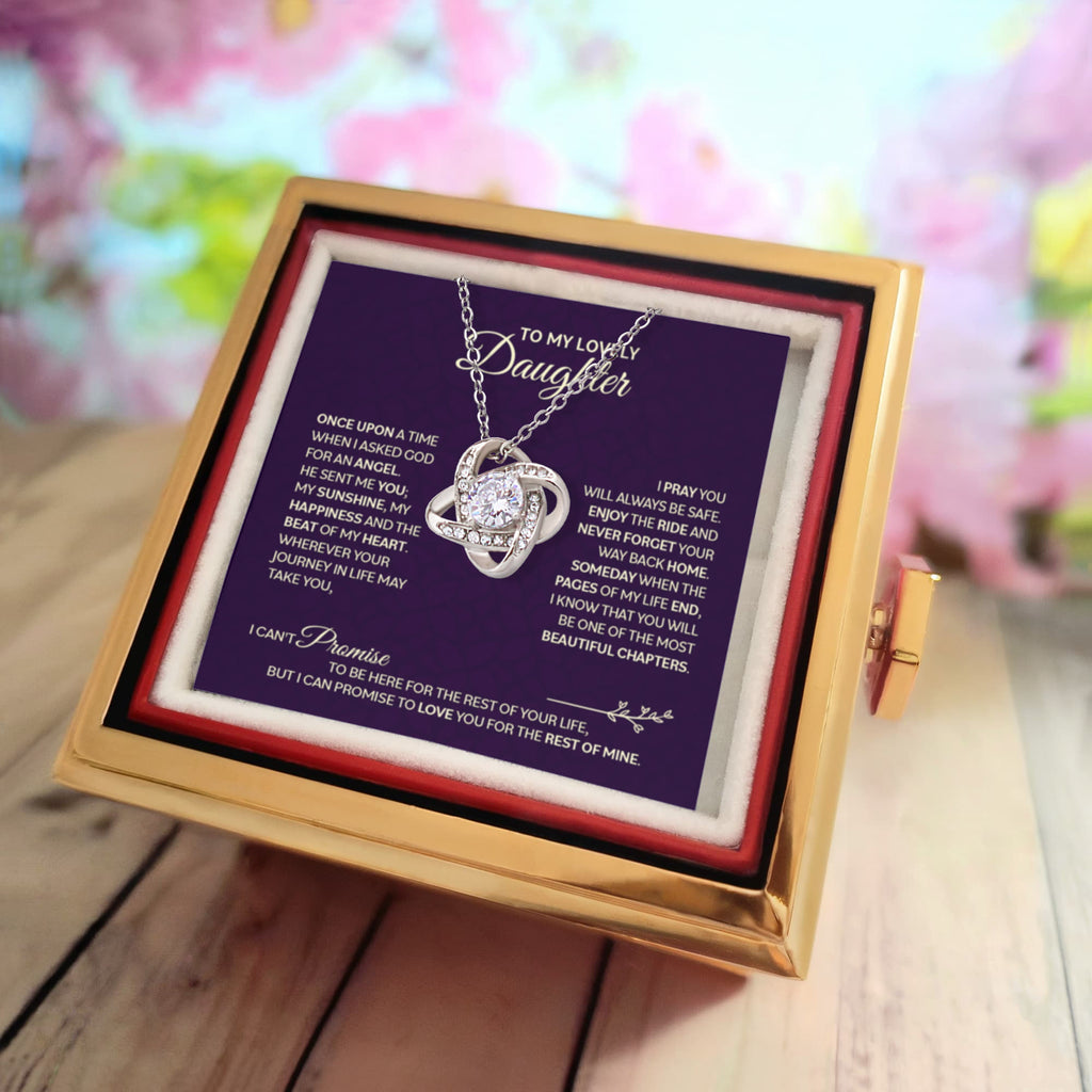 Chapters Cross - Daughter Birthday Necklace with Rose Box