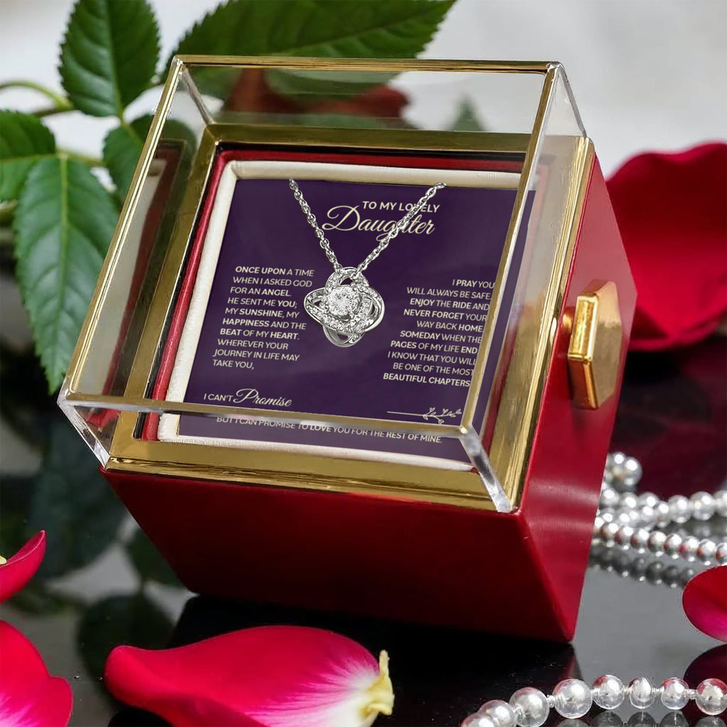 Chapters Cross - Daughter Birthday Necklace with Rose Box