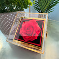 I'm Sorry Gifts For Her - Love Knot with Rotating Rose Gift Box